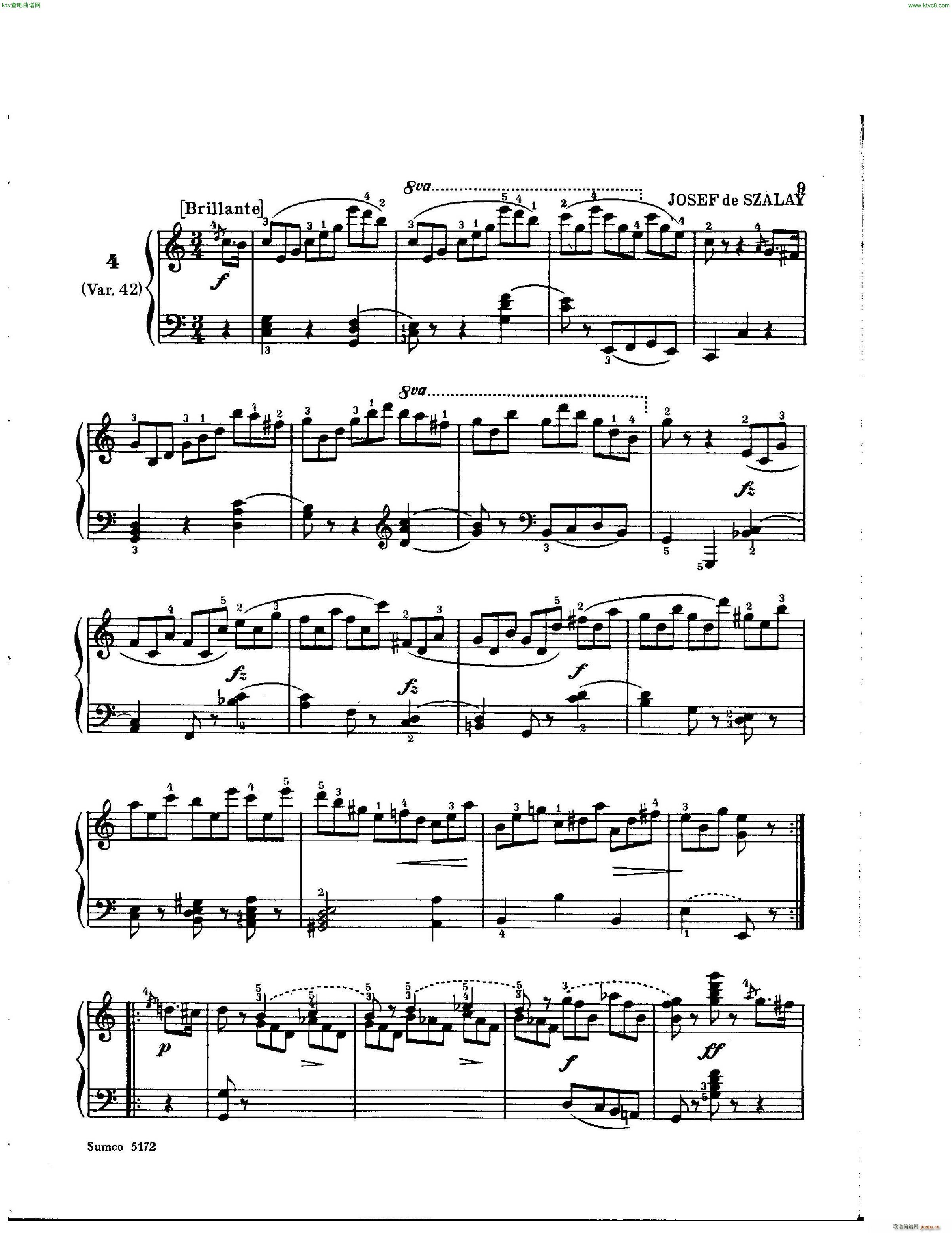 diabelli various variations not beethoven no cover(钢琴谱)6