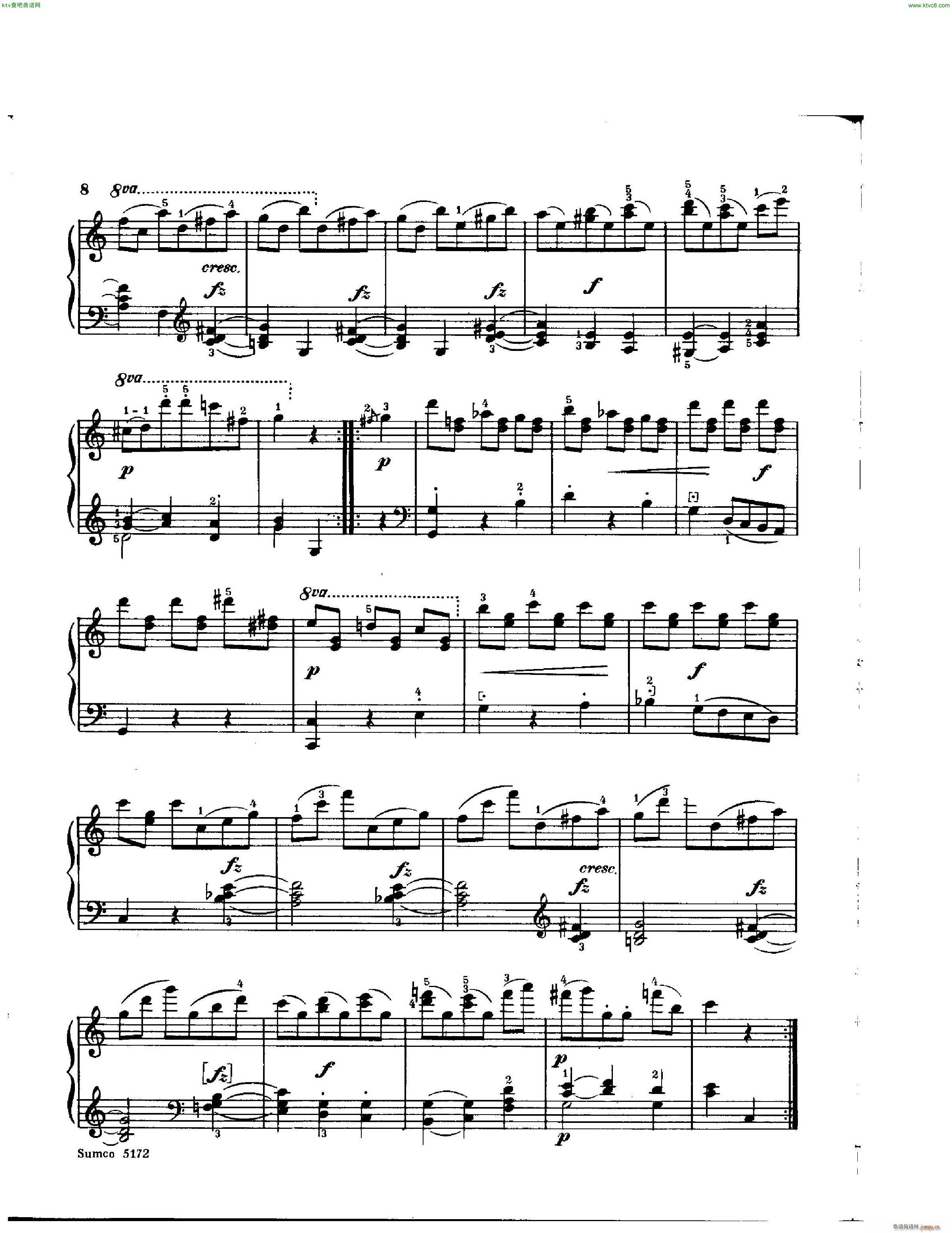 diabelli various variations not beethoven no cover(钢琴谱)5