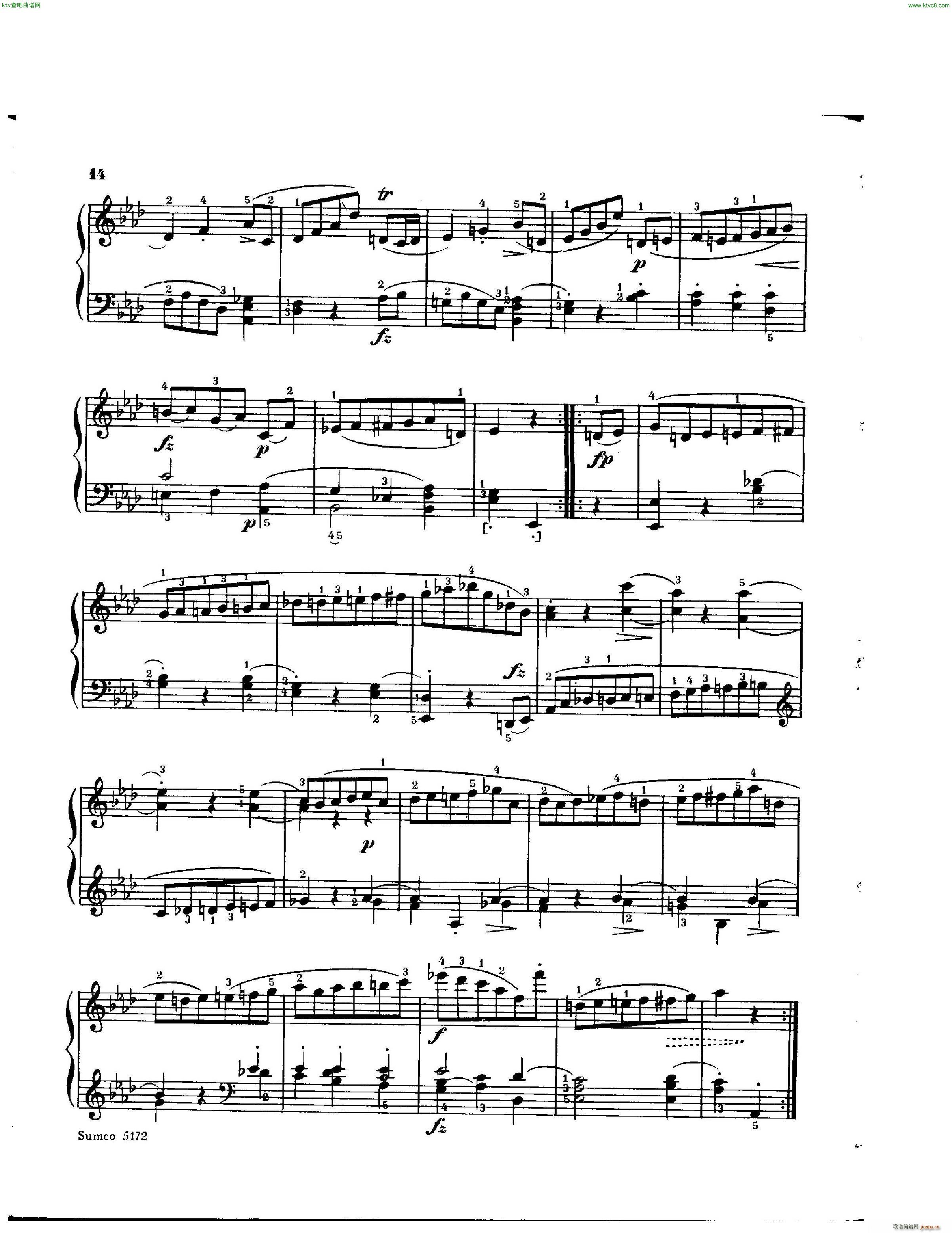 diabelli various variations not beethoven no cover(钢琴谱)10