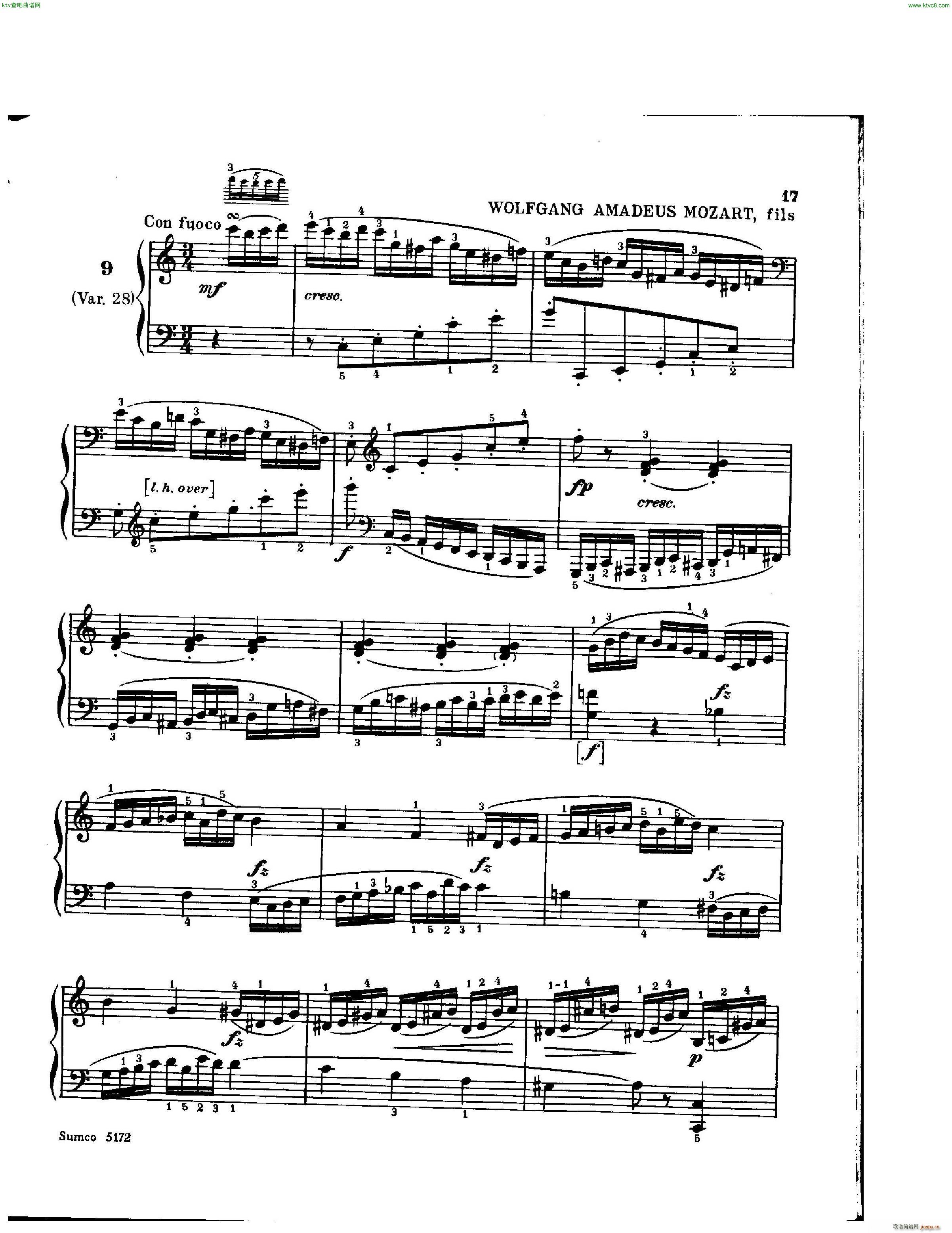 diabelli various variations not beethoven no cover(钢琴谱)13