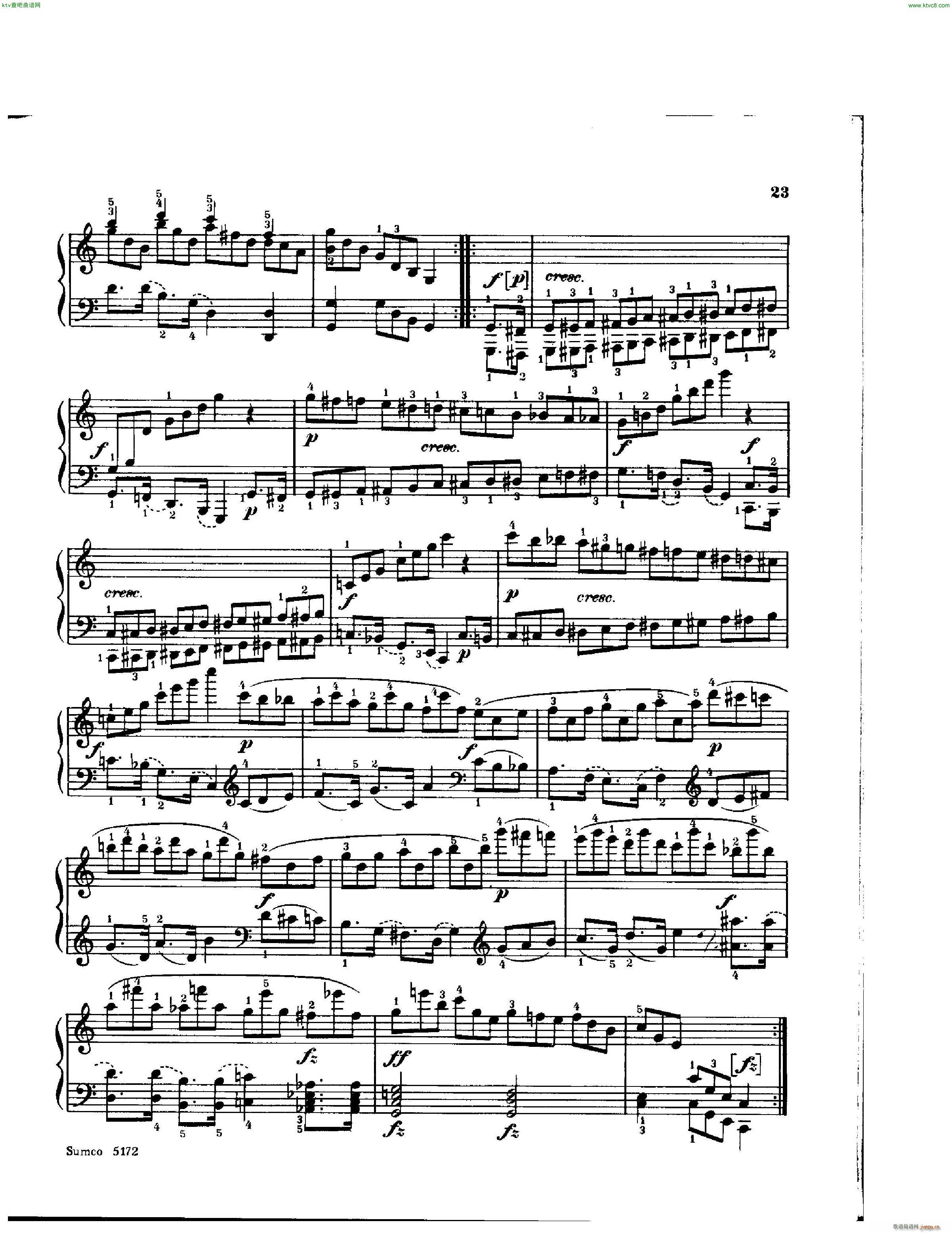 diabelli various variations not beethoven no cover(钢琴谱)19