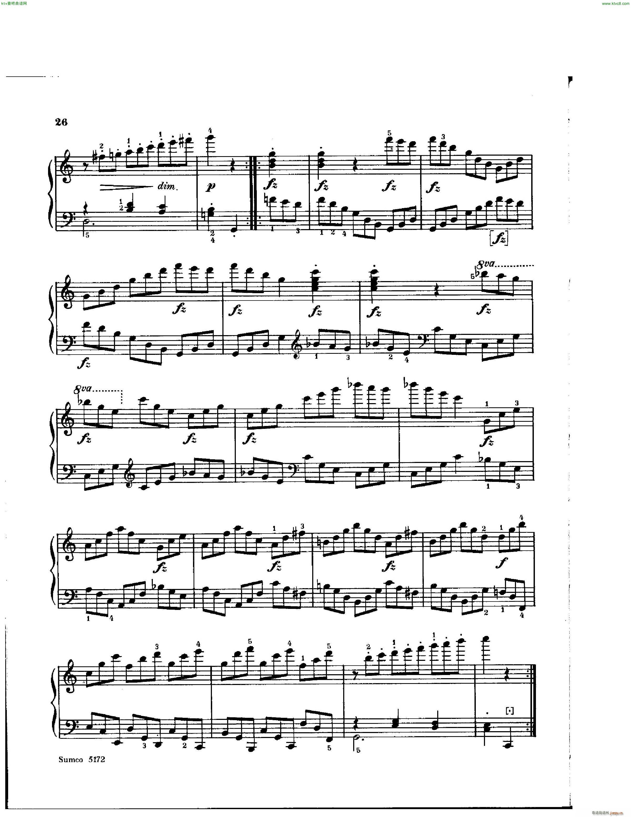 diabelli various variations not beethoven no cover(钢琴谱)22