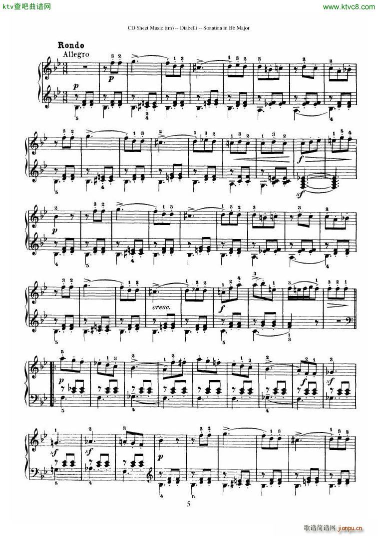 Diabelli Sonatinas Op 168 No 1 7 34P(钢琴谱)17