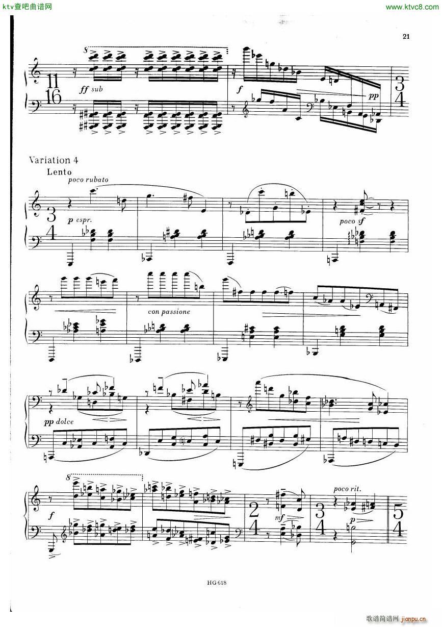 Denisov Variations(钢琴谱)3