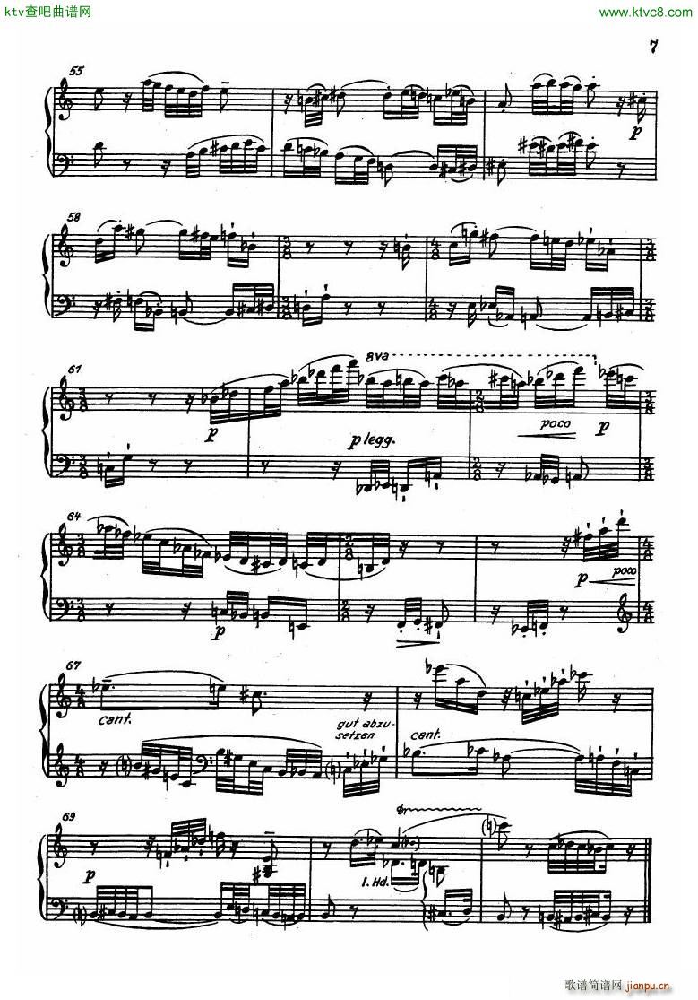 Dessau Sonatina 1955(钢琴谱)5