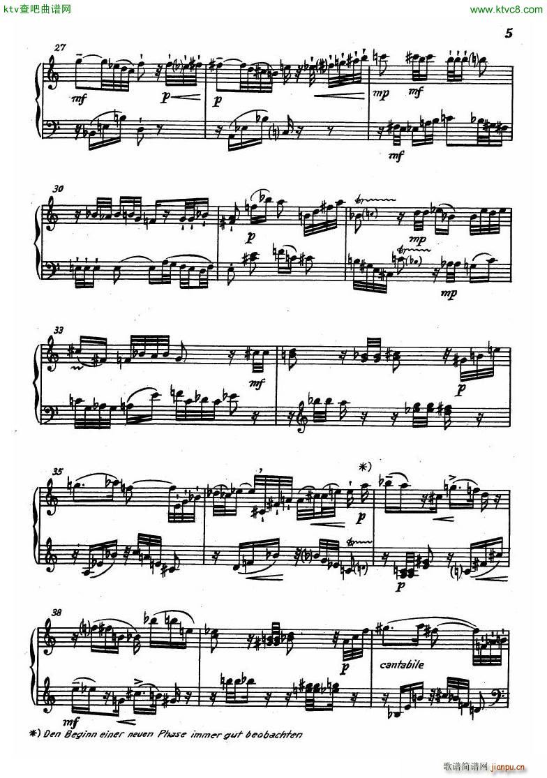 Dessau Sonatina 1955(钢琴谱)3