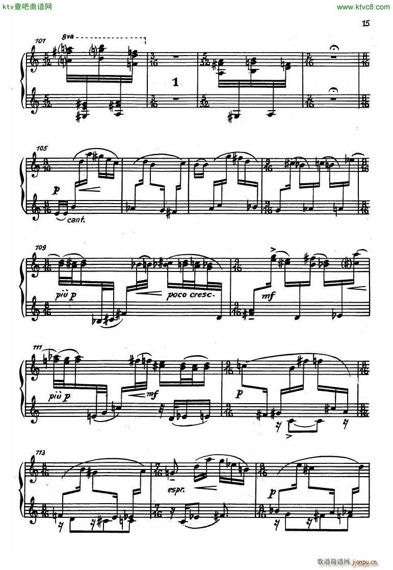 Dessau Sonatina 1955(钢琴谱)13