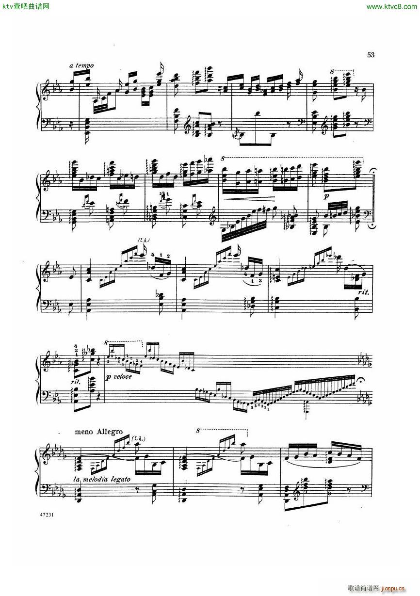 Delibes Joseffy Pizzicato Polka Sylvia(钢琴谱)3