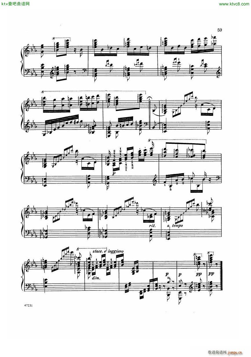 Delibes Joseffy Pizzicato Polka Sylvia(钢琴谱)9