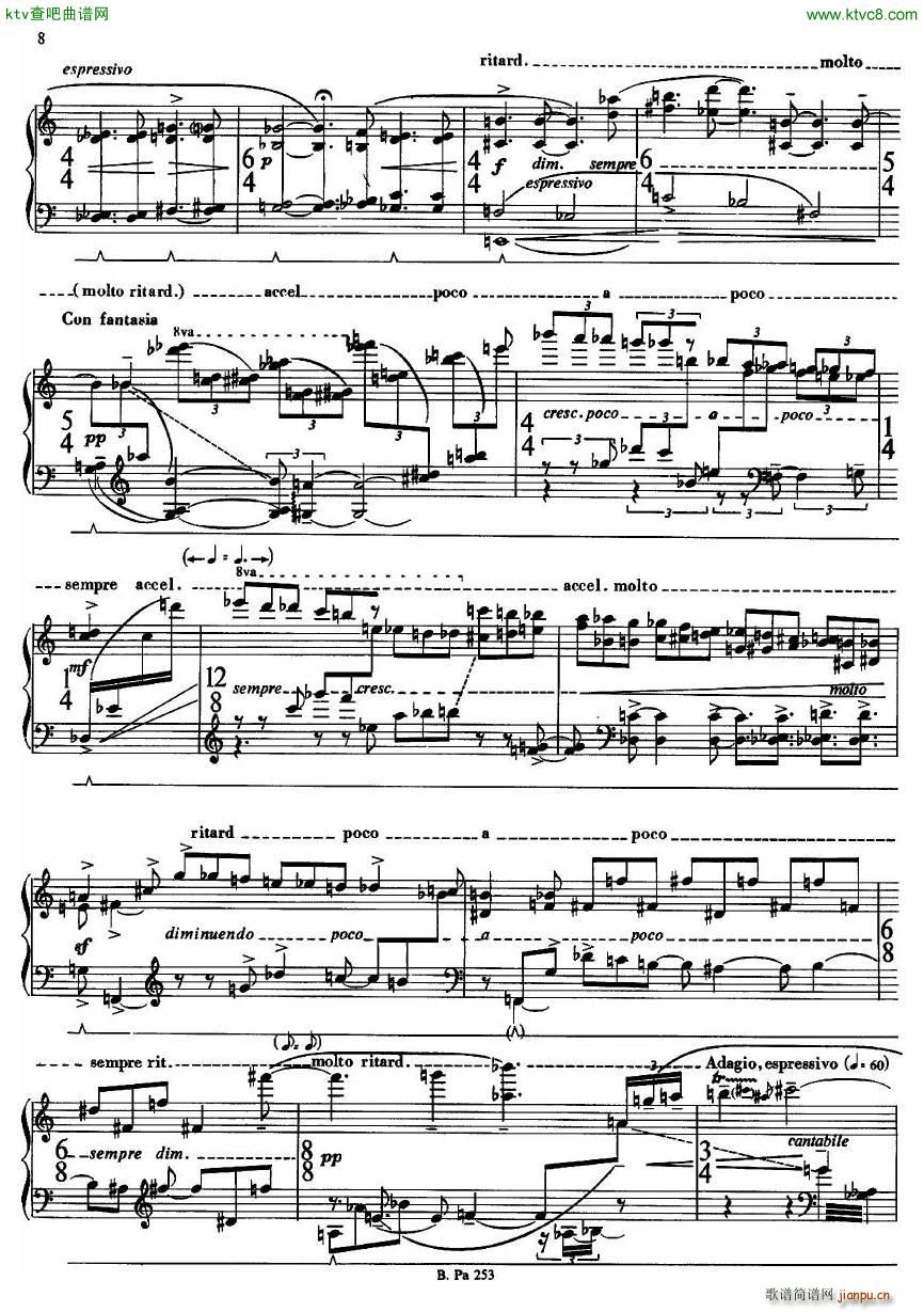 Del Tredici Soliloquy(钢琴谱)10