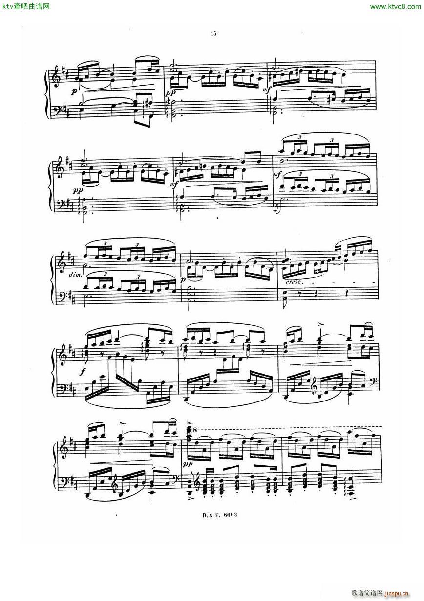 durand debussy petite suite(钢琴谱)15