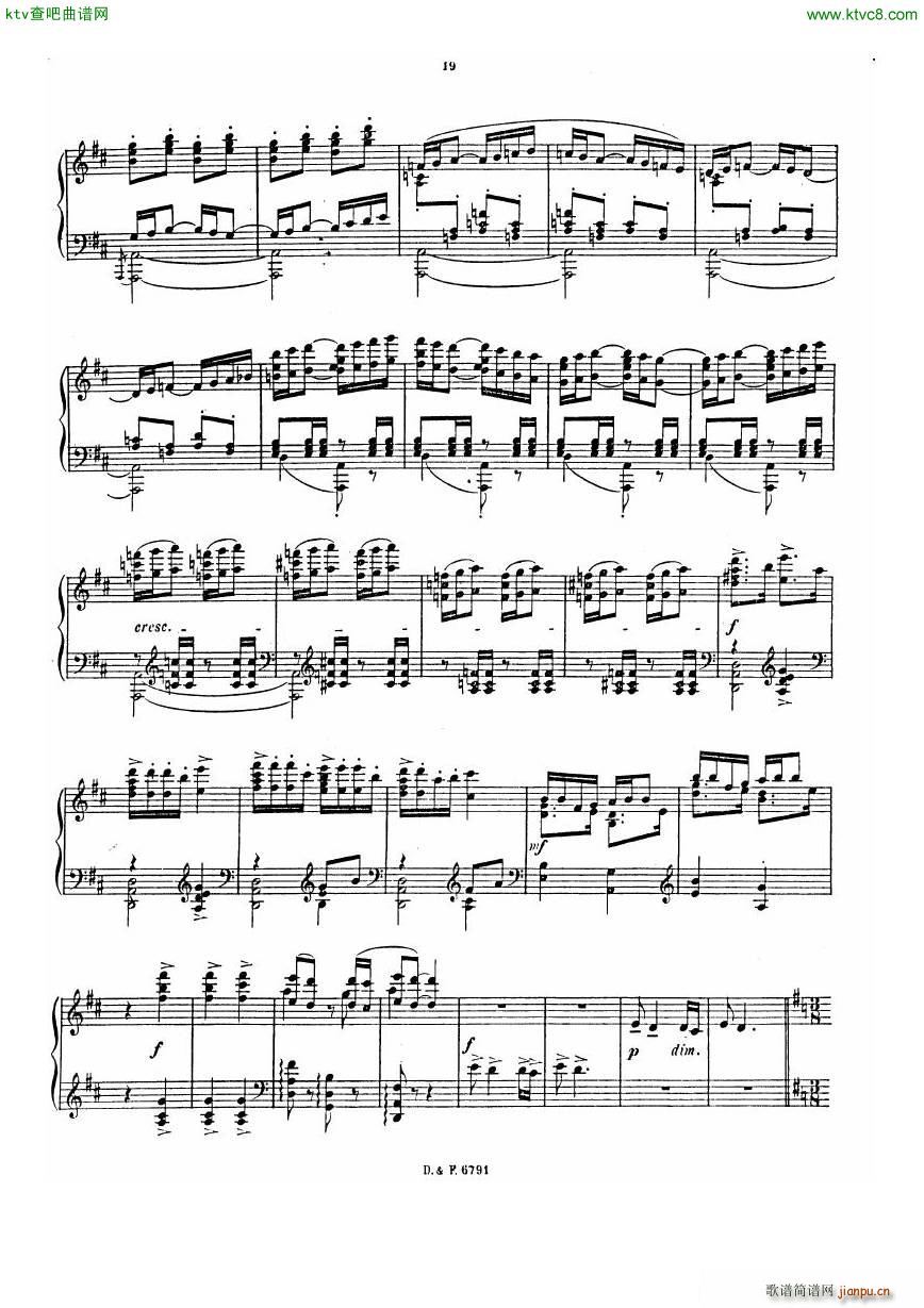 durand debussy petite suite(钢琴谱)19