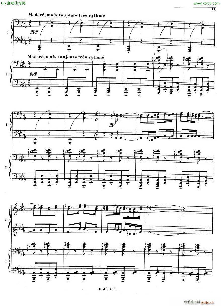 Debussy Ravel 3 Nocturnes 2pno(钢琴谱)19