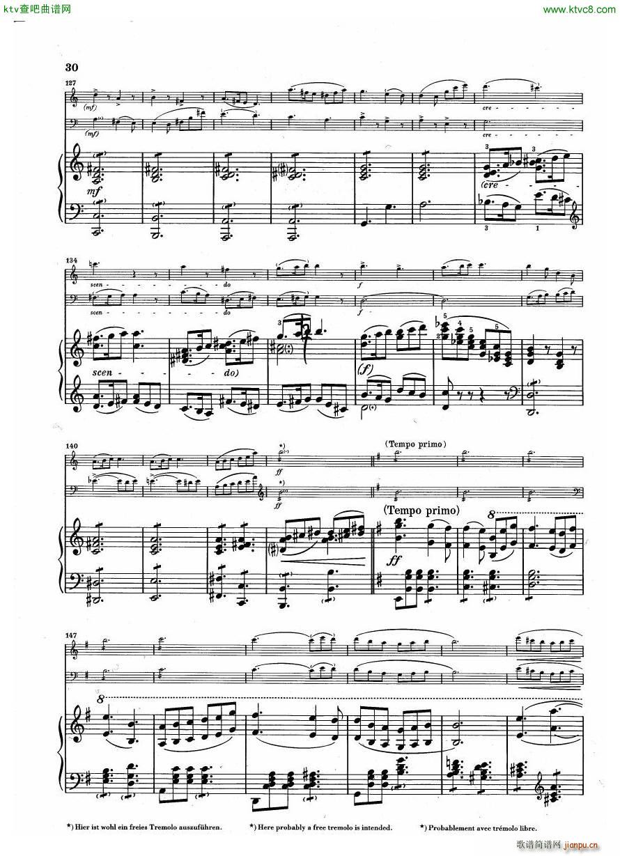 Debussy Trio en Sol(钢琴谱)30