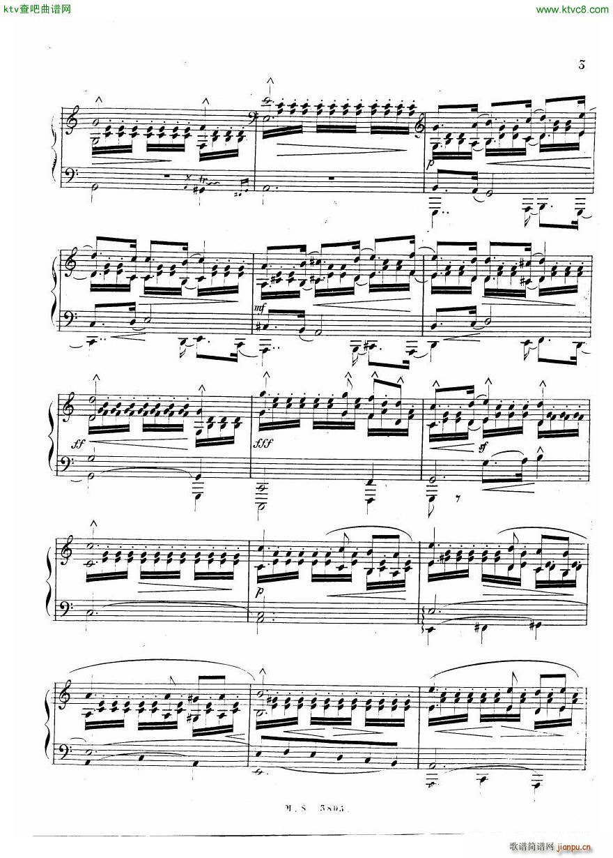 Dreyschock etude Le Tremolo(钢琴谱)3