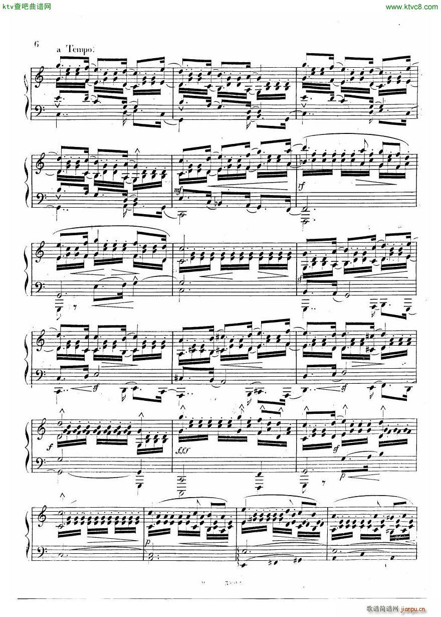 Dreyschock etude Le Tremolo(钢琴谱)6