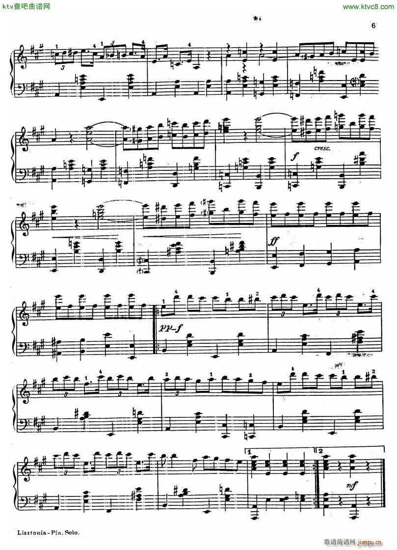 Doucet Lisztonia(钢琴谱)6