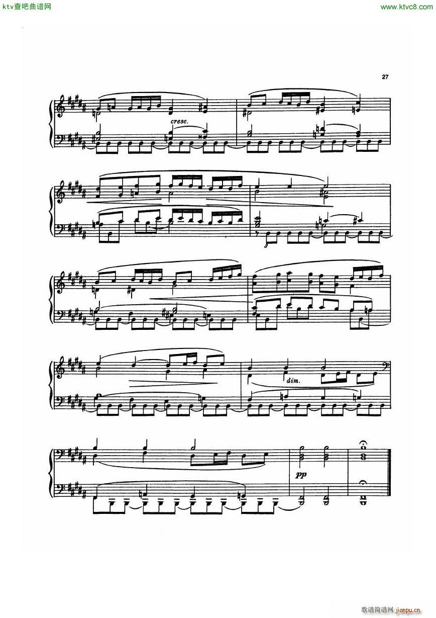 Dohnanyi 17 3 5 Humoresken Pavane(钢琴谱)9