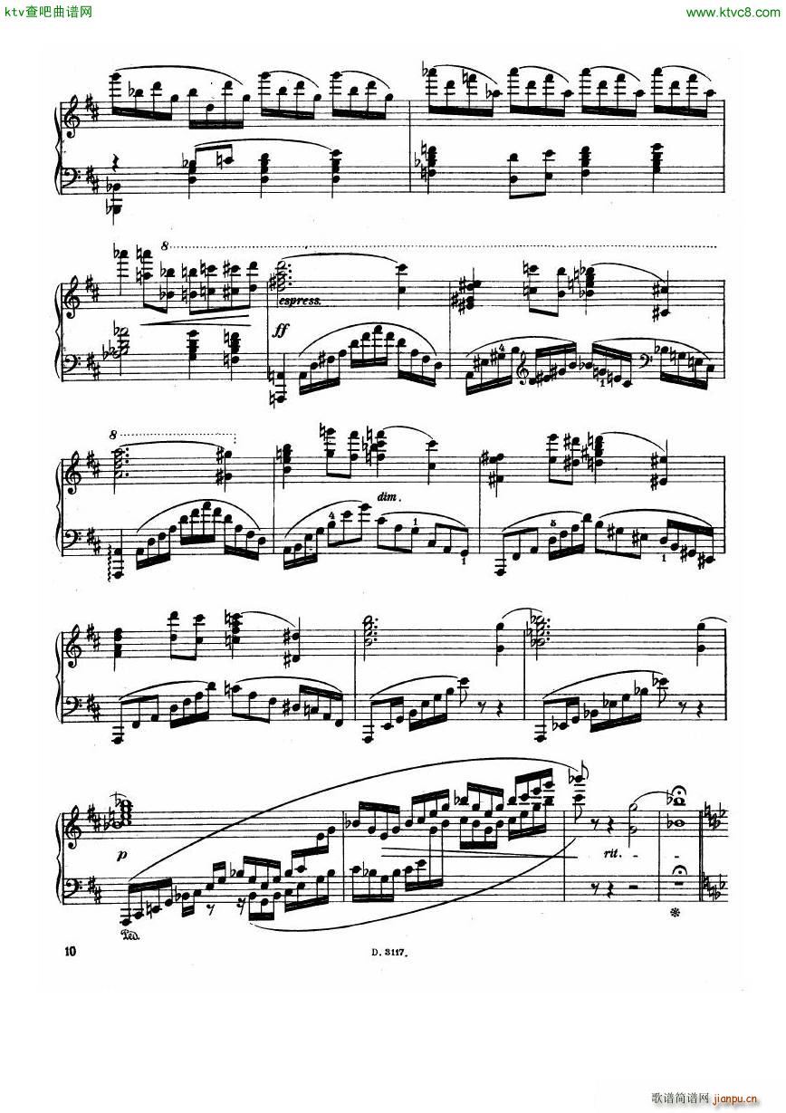 Dohnányi op 11 Four Rhapsodies(钢琴谱)8