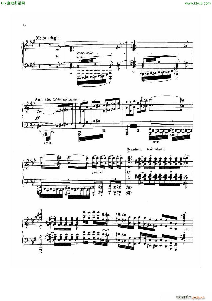 Dohnányi op 11 Four Rhapsodies(钢琴谱)24