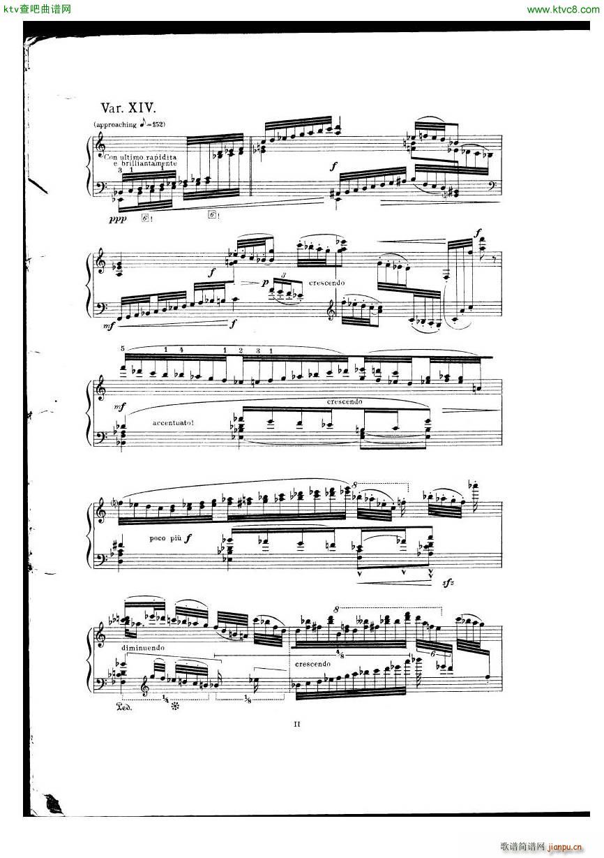 van Dieren Theme Variations(钢琴谱)11