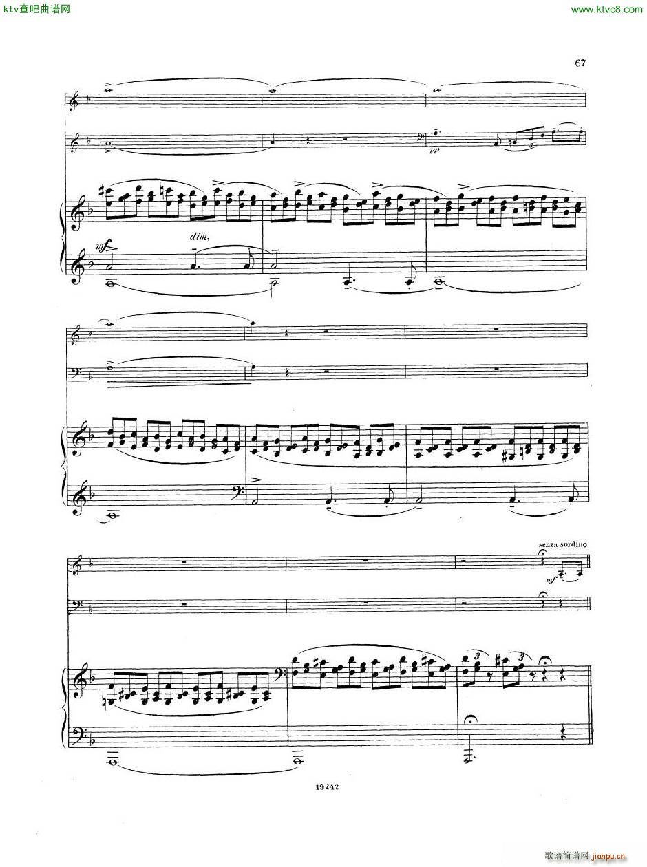 Arensky op 32 Piano Trio No 1 in D minor 1894 二(钢琴谱)17