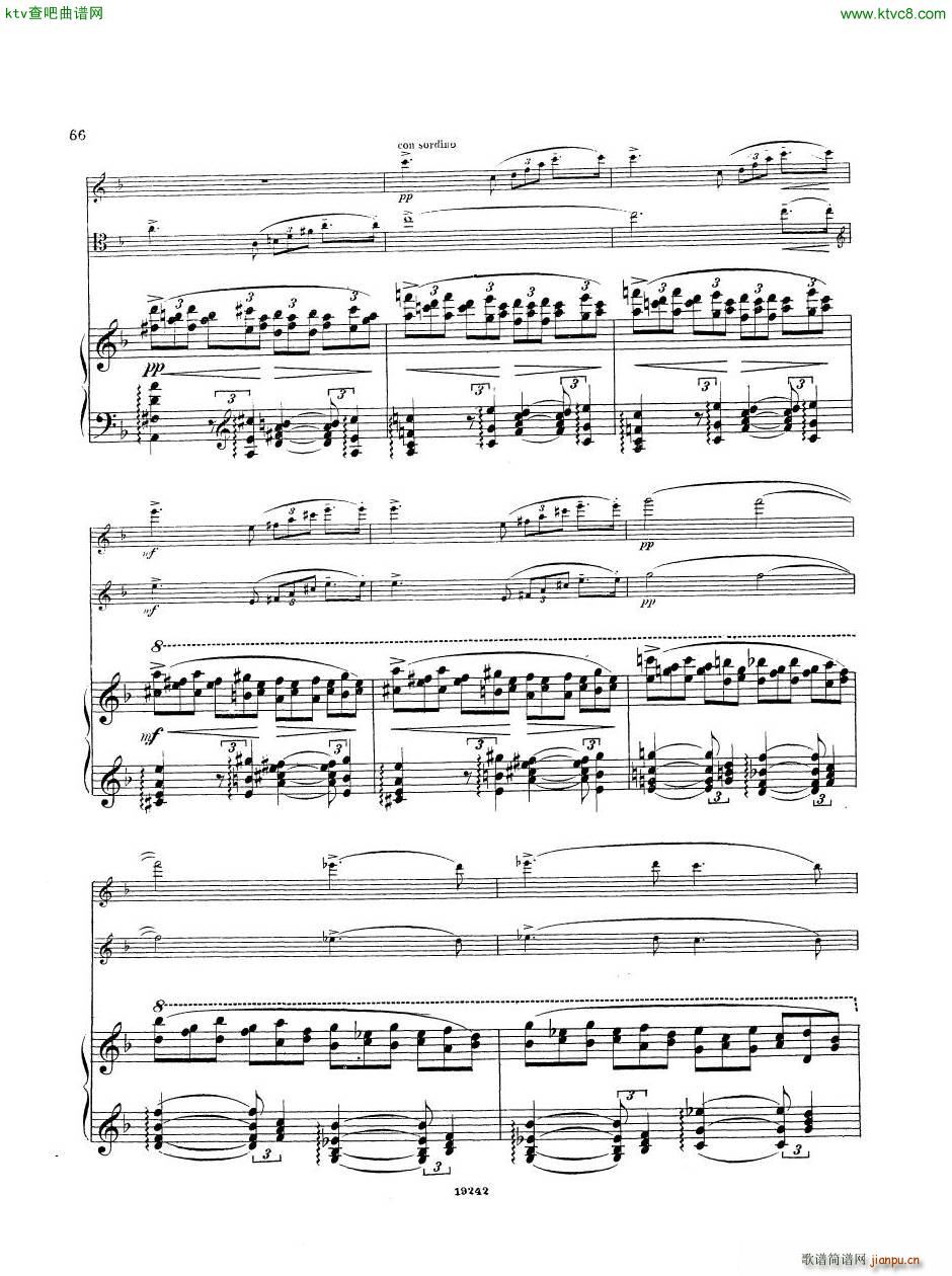 Arensky op 32 Piano Trio No 1 in D minor 1894 二(钢琴谱)16