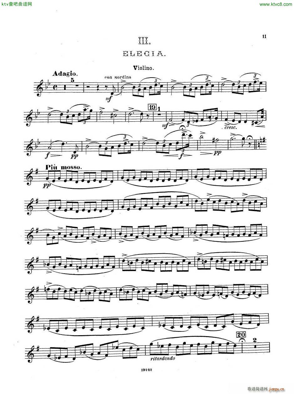 Arensky op 32 Piano Trio No 1 in D minor 1894 二(钢琴谱)29