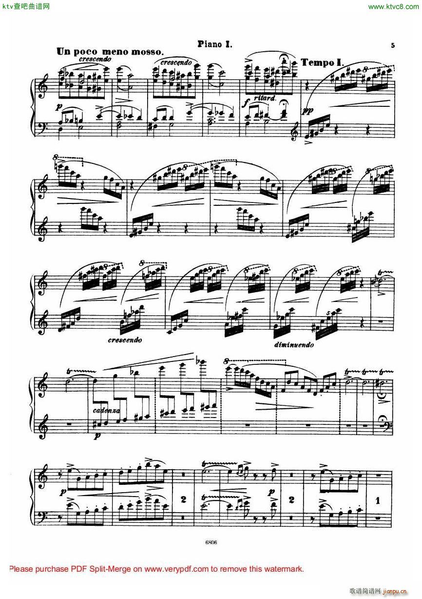 Arensky op 23 Suite No 2 Silhouettes(钢琴谱)6