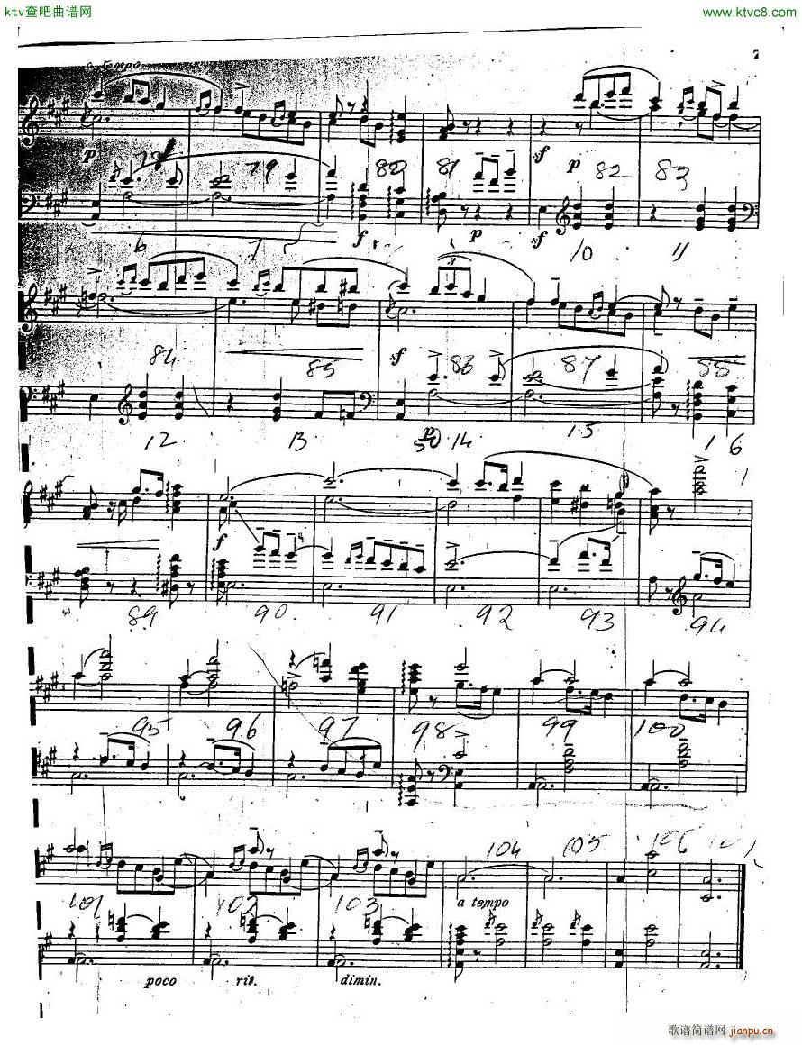 Antipov op 9 Trois Morceaux(钢琴谱)6