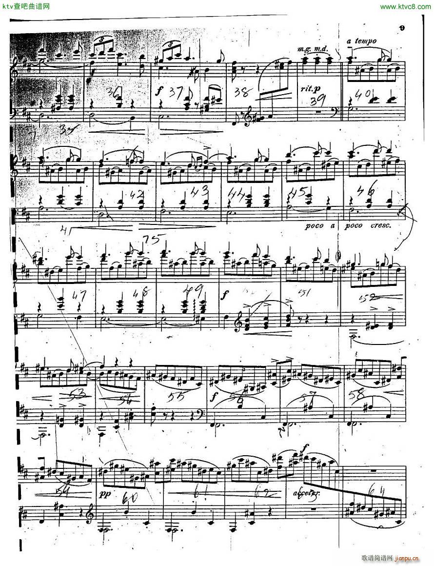 Antipov op 9 Trois Morceaux(钢琴谱)8