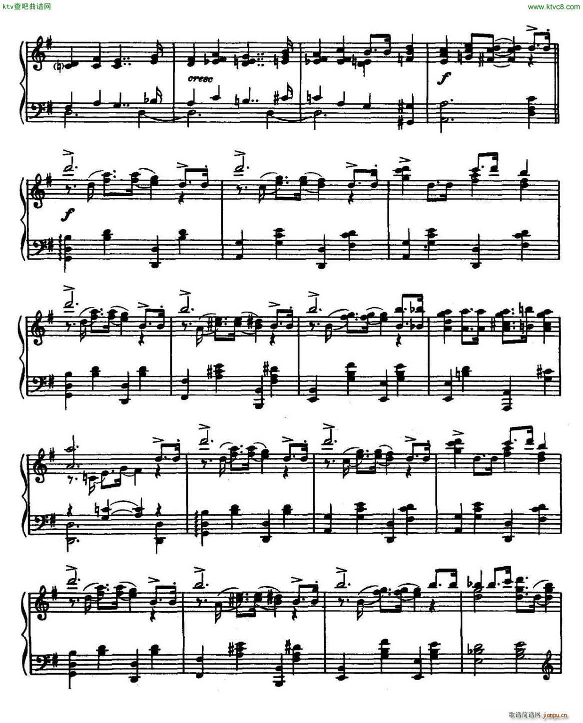 Anderson The Syncopated Clock piano(钢琴谱)3