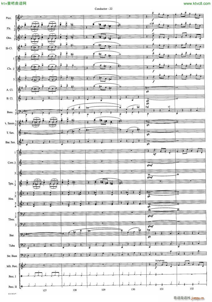 Anderson Sleigh Ride full score(钢琴谱)23