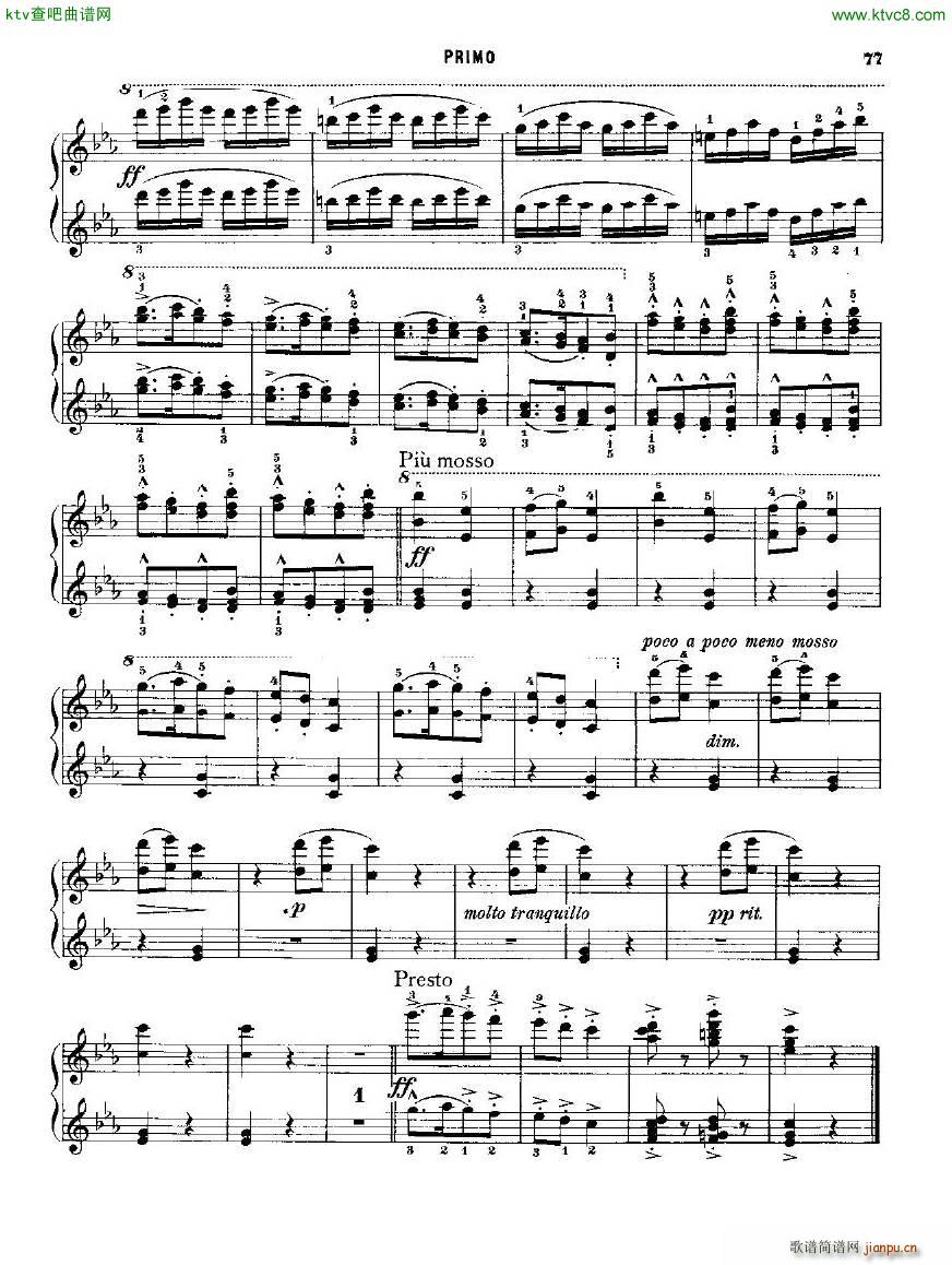 Dvorak op 1 46 2(钢琴谱)32