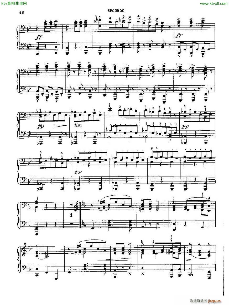 Dvorak op 1 46 1(钢琴谱)9