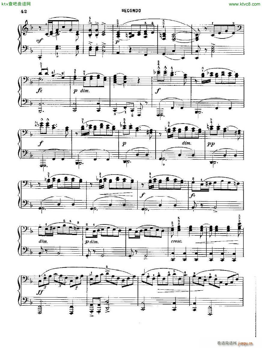 Dvorak op 1 46 1(钢琴谱)11