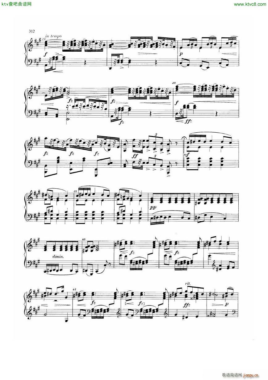 Dvorak 098 Suite(钢琴谱)14