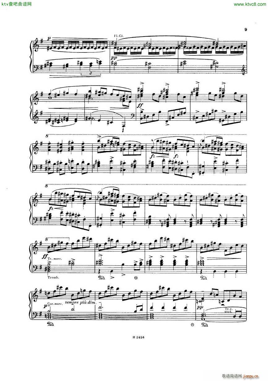 Dvorak 088 Sinfonie nr8 2hd(钢琴谱)6