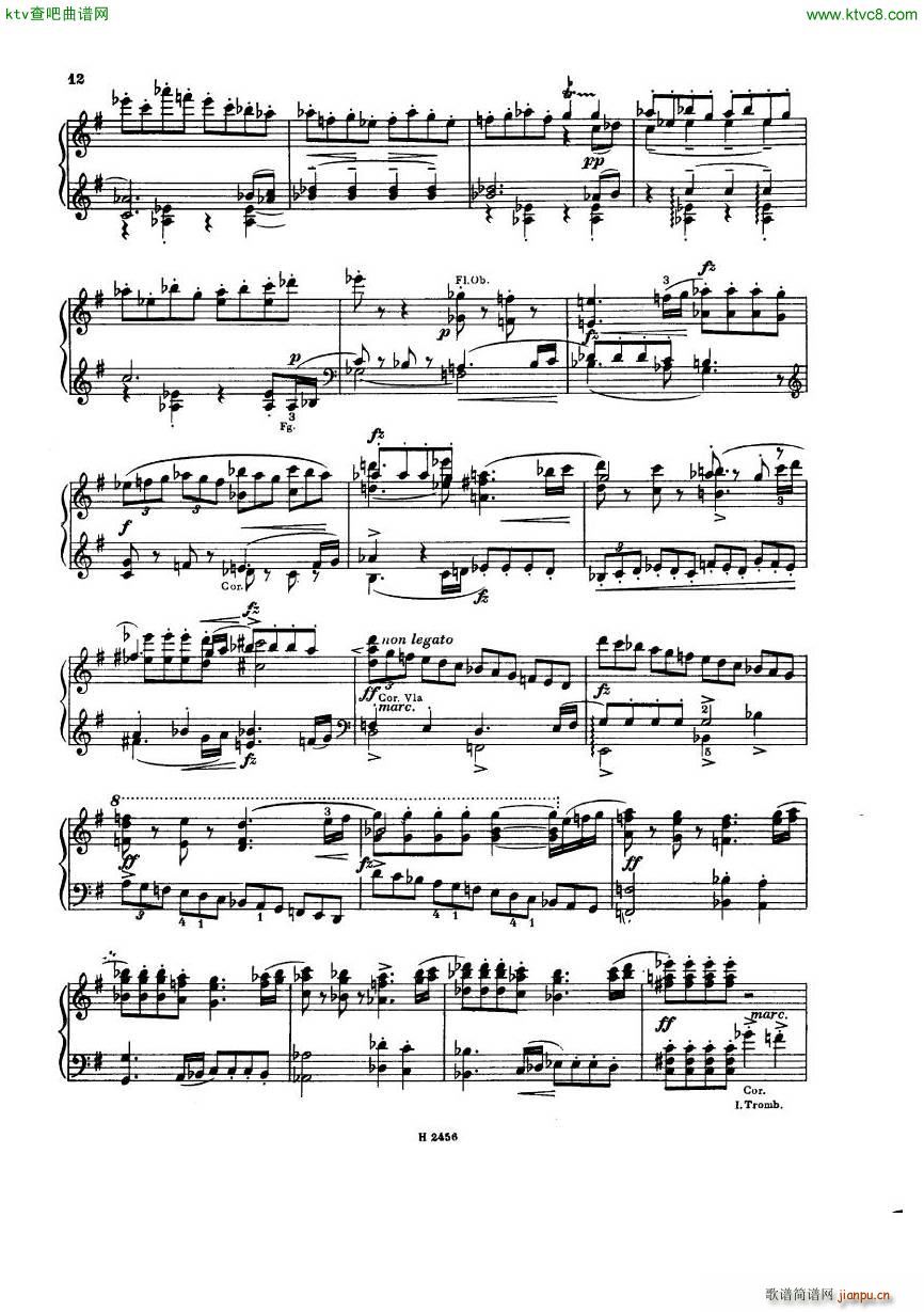 Dvorak 088 Sinfonie nr8 2hd(钢琴谱)9