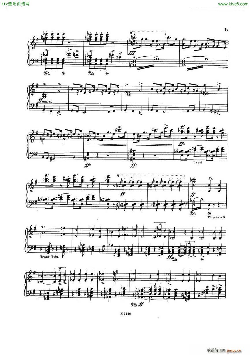 Dvorak 088 Sinfonie nr8 2hd(钢琴谱)10