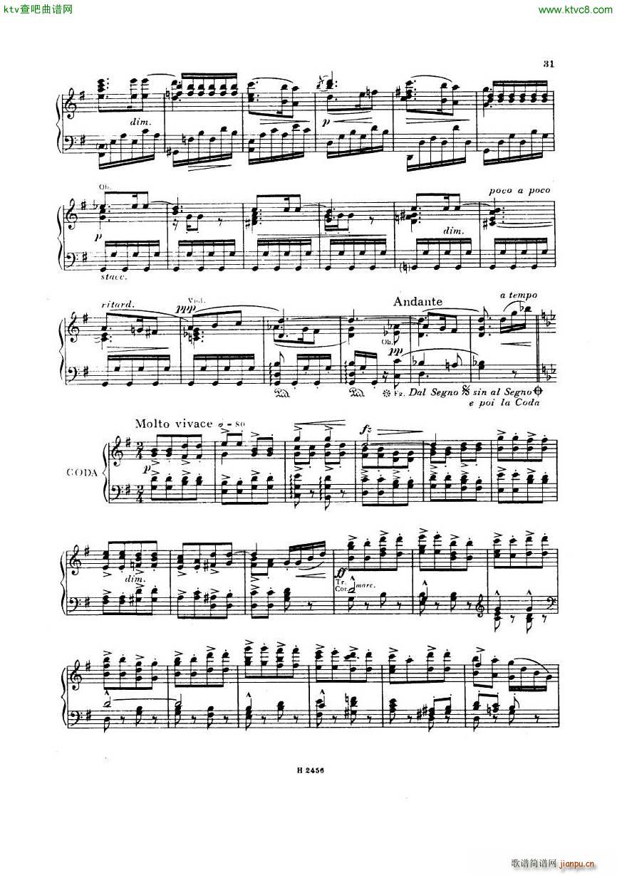Dvorak 088 Sinfonie nr8 2hd(钢琴谱)28
