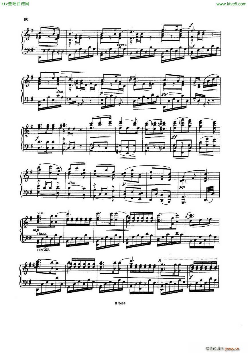 Dvorak 088 Sinfonie nr8 2hd(钢琴谱)27