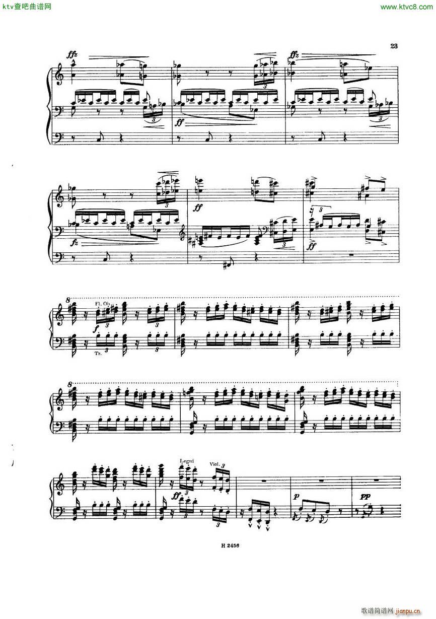Dvorak 088 Sinfonie nr8 2hd(钢琴谱)19