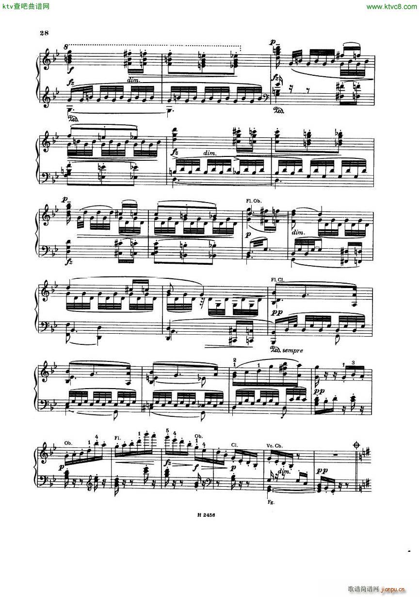 Dvorak 088 Sinfonie nr8 2hd(钢琴谱)25
