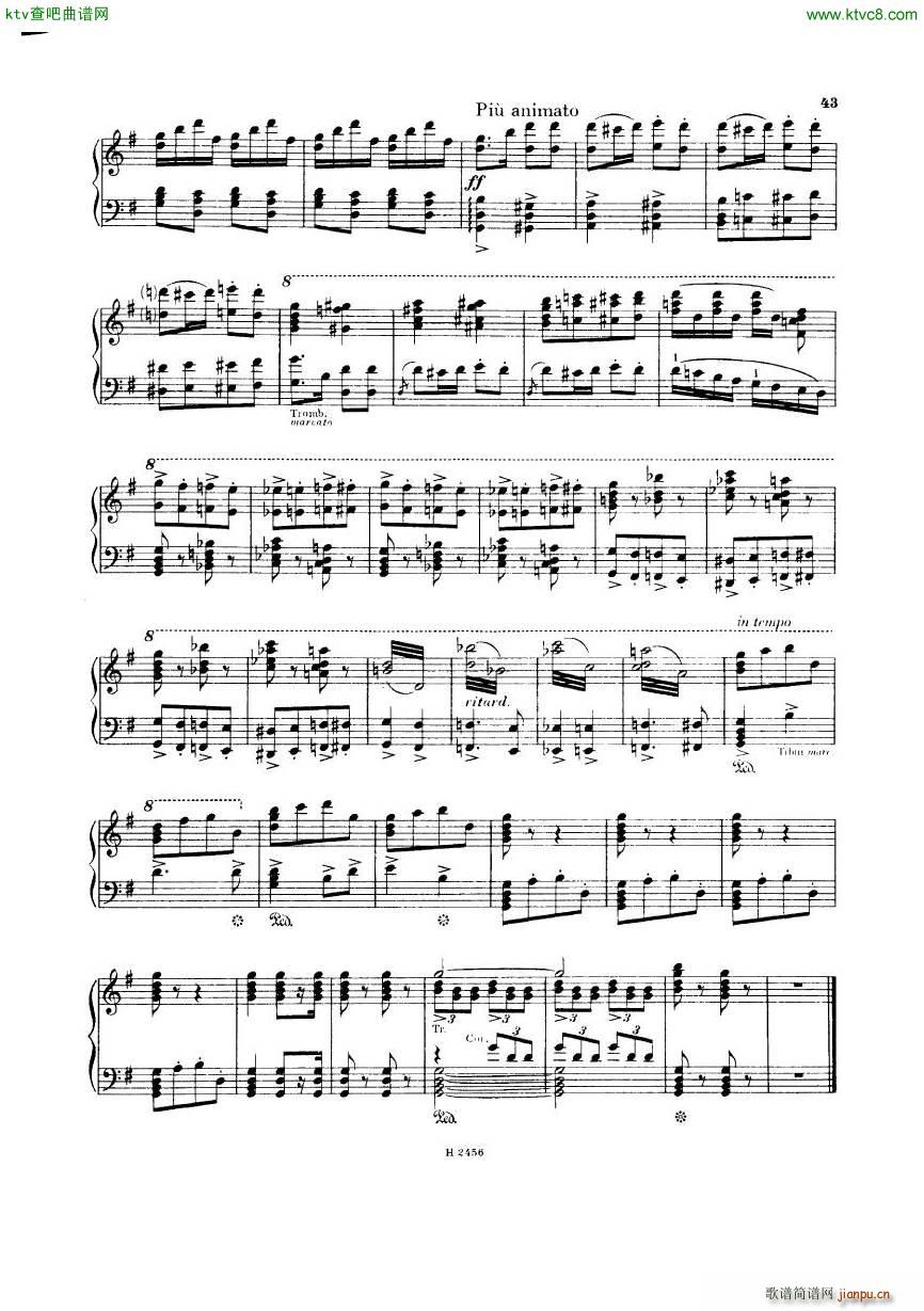 Dvorak 088 Sinfonie nr8 2hd(钢琴谱)40