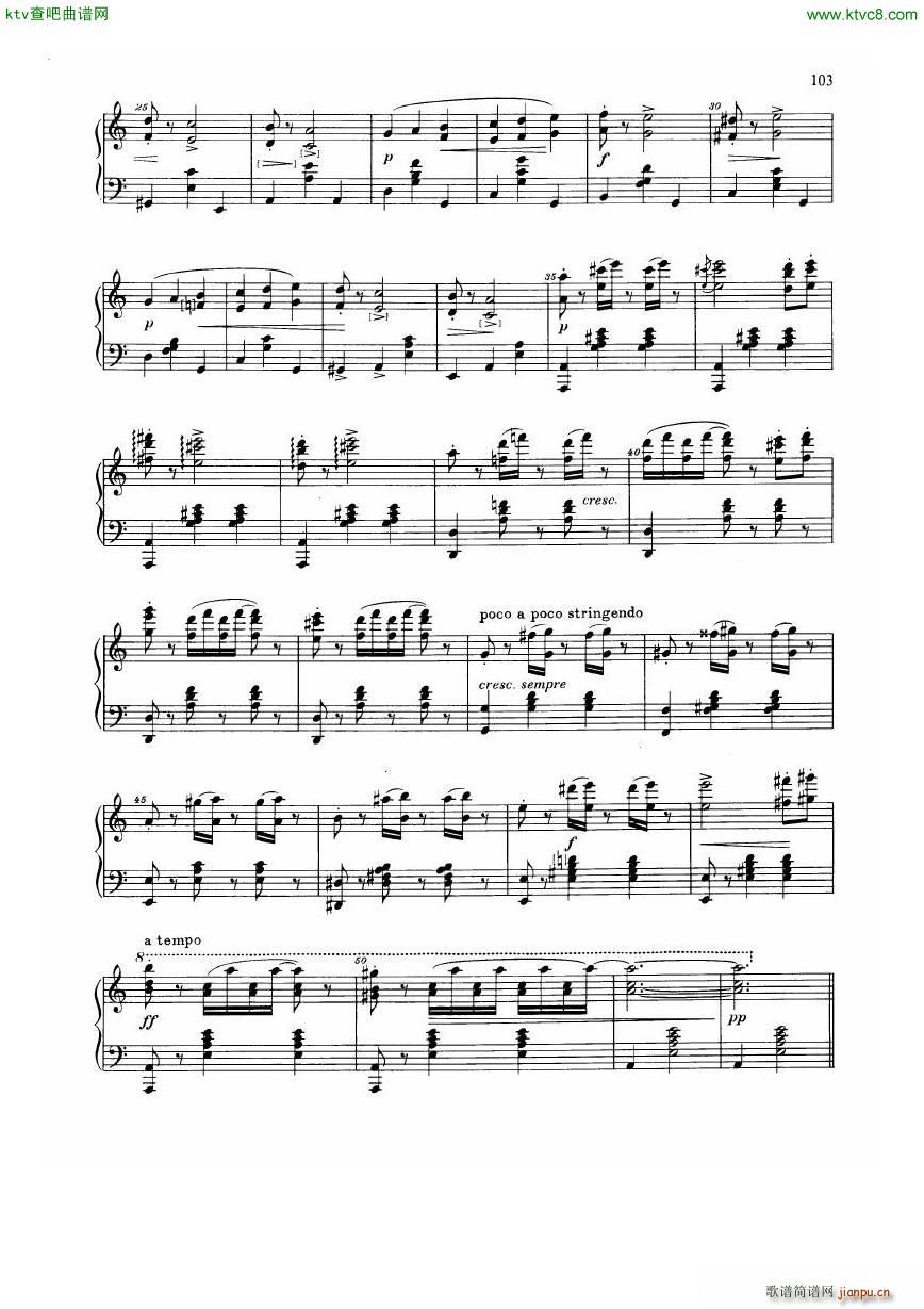 Dvorak Walzer op 54(钢琴谱)6