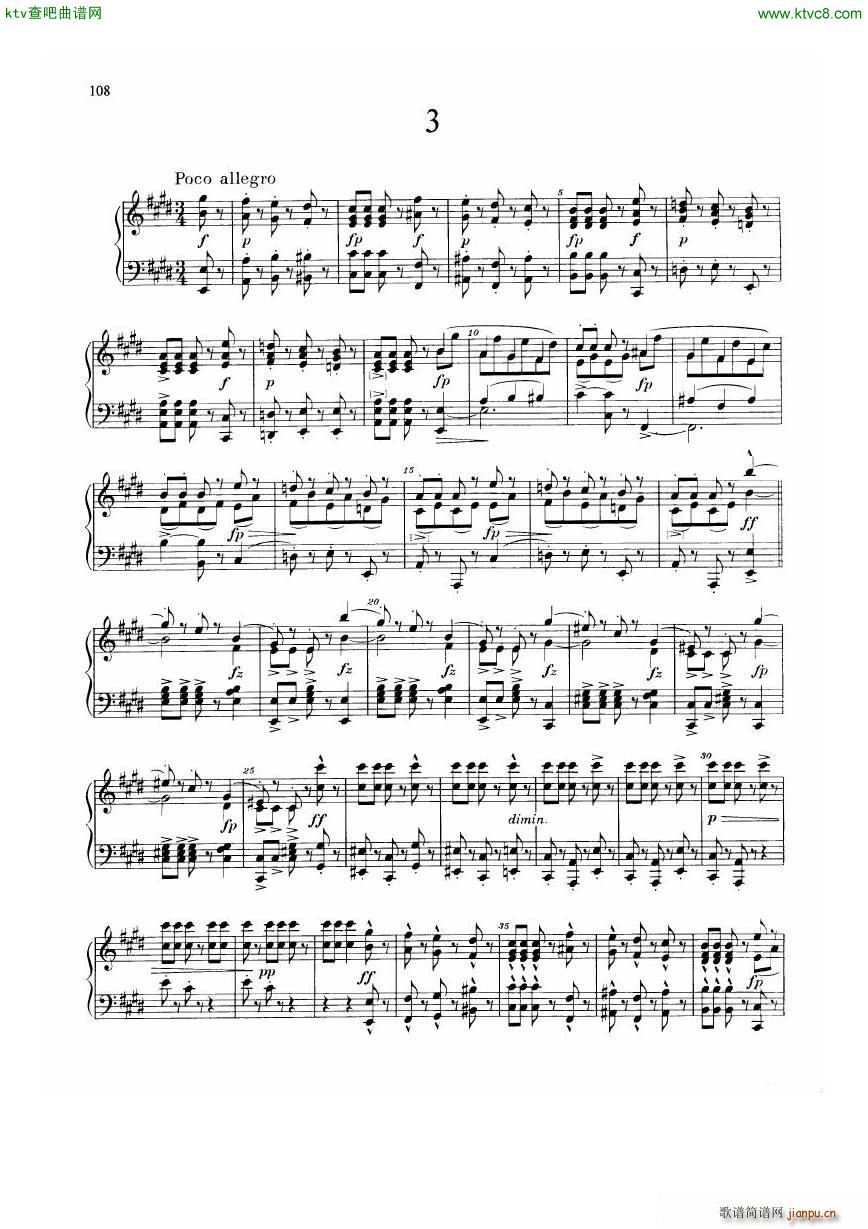 Dvorak Walzer op 54(钢琴谱)11