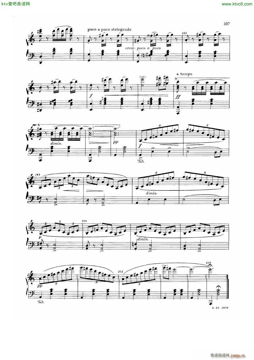 Dvorak Walzer op 54(钢琴谱)10