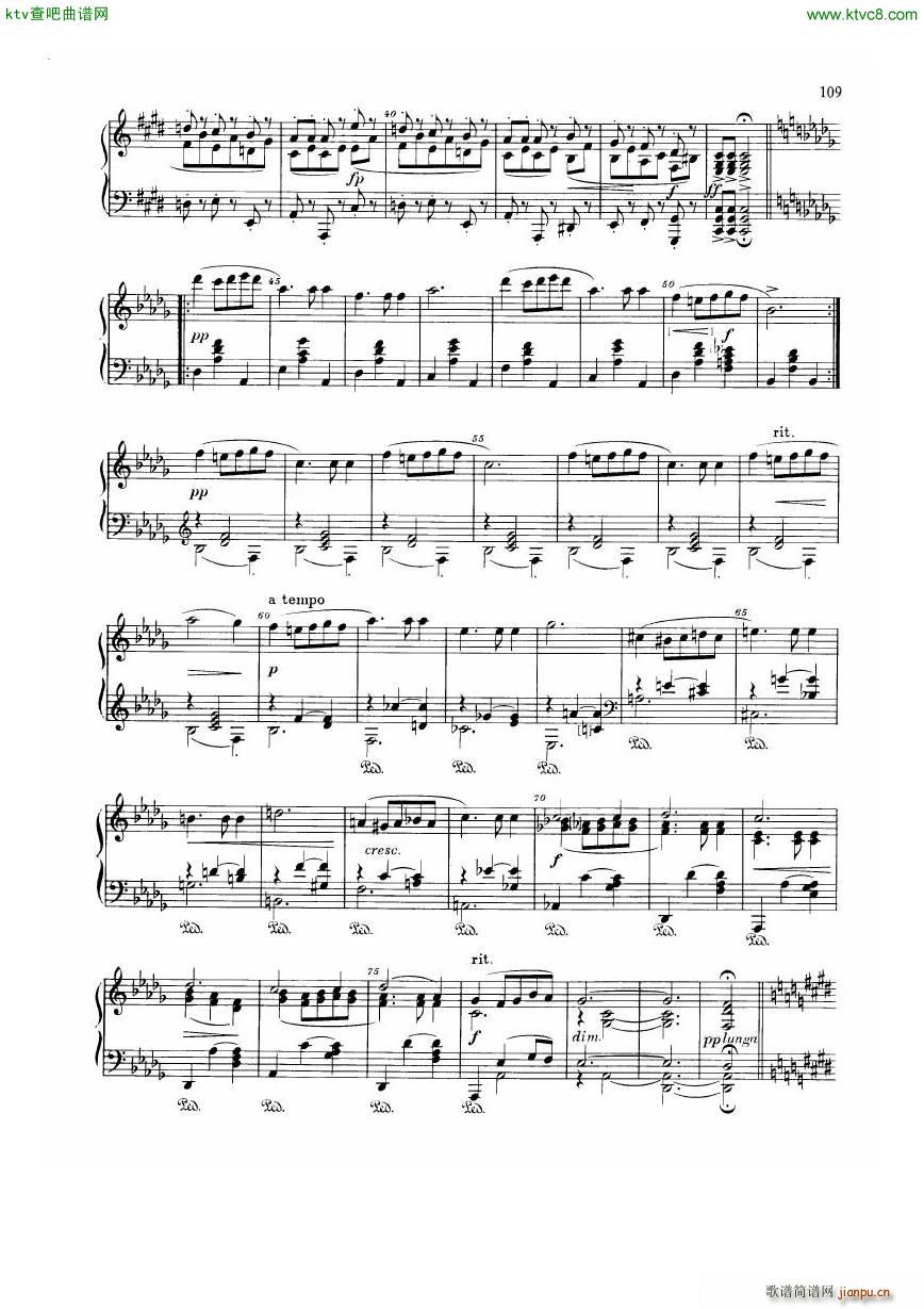 Dvorak Walzer op 54(钢琴谱)12