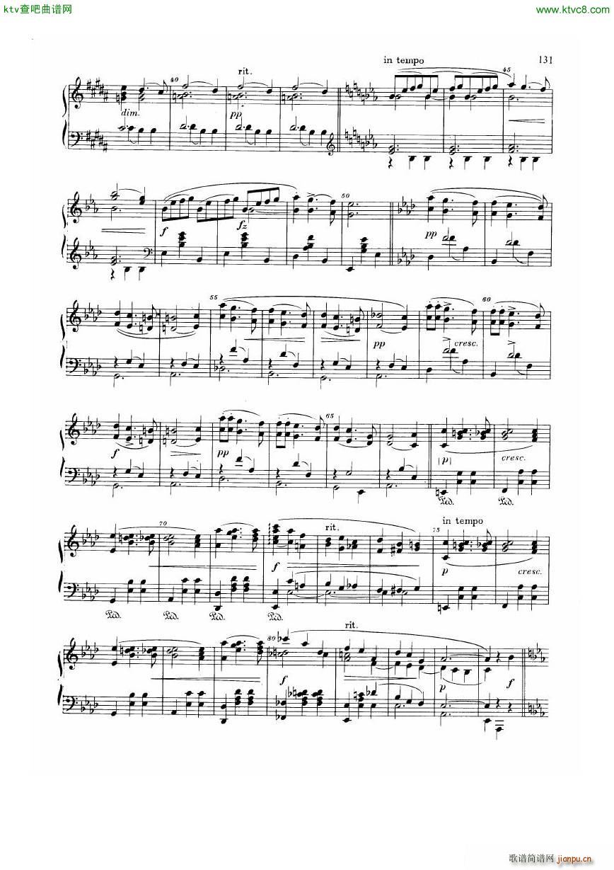 Dvorak Walzer op 54(钢琴谱)7